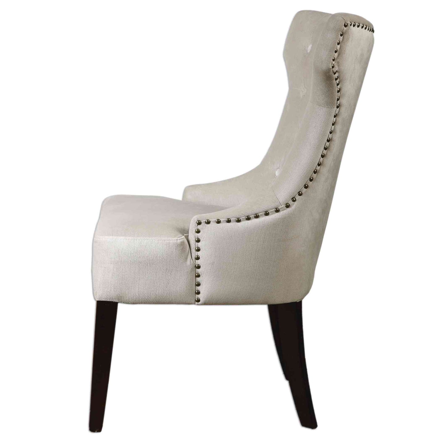 Uttermost Arlette Tufted Wing Chair | Accent Chairs | Modishstore - 6