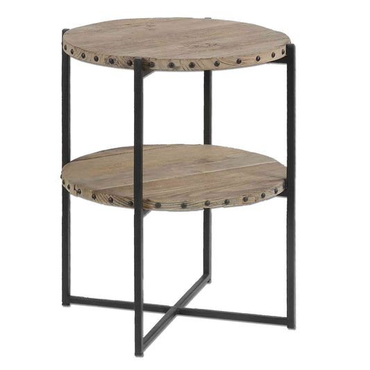 Uttermost Kamau Round Accent Table | Accent Tables | Modishstore