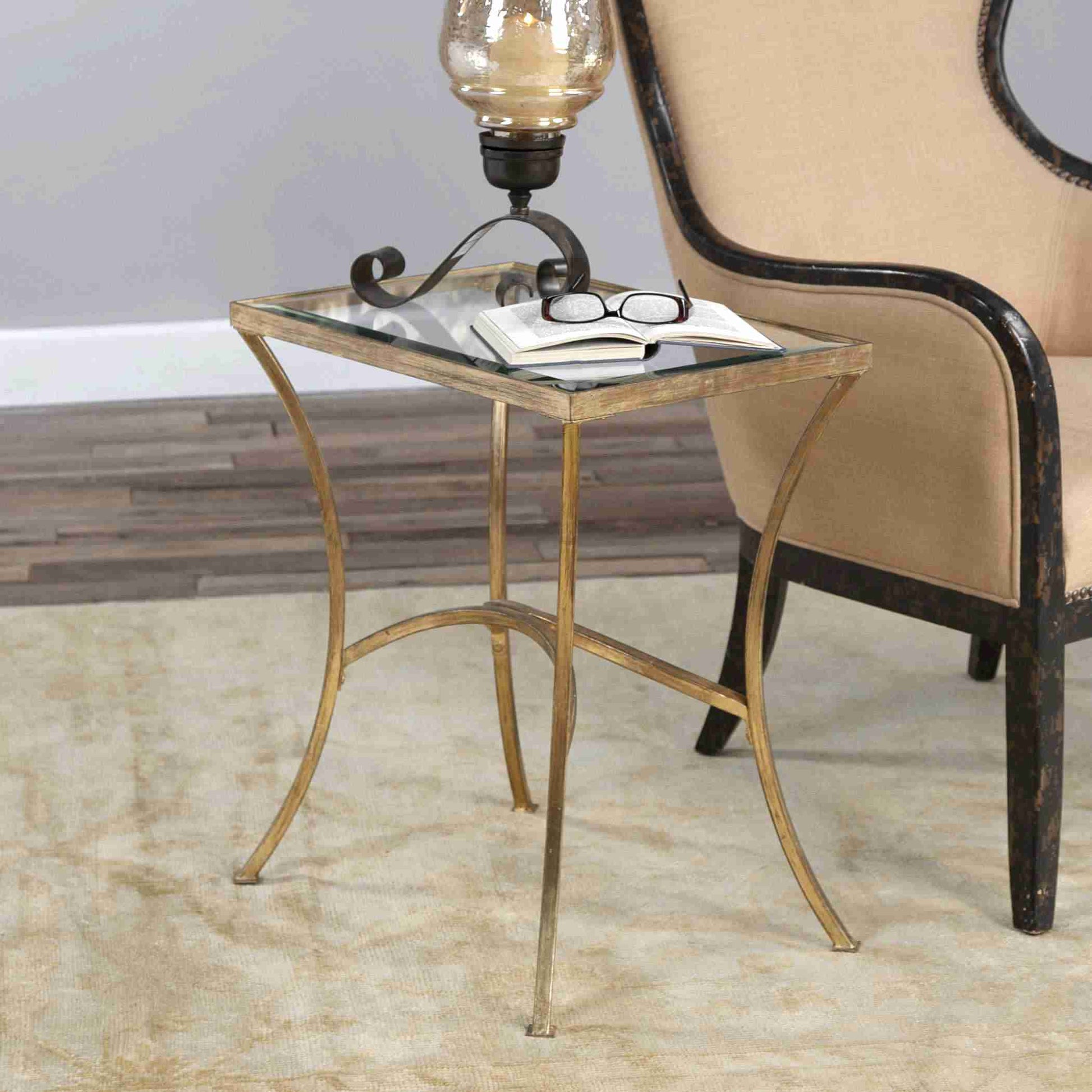 Uttermost Alayna Gold End Table | End Tables | Modishstore - 2
