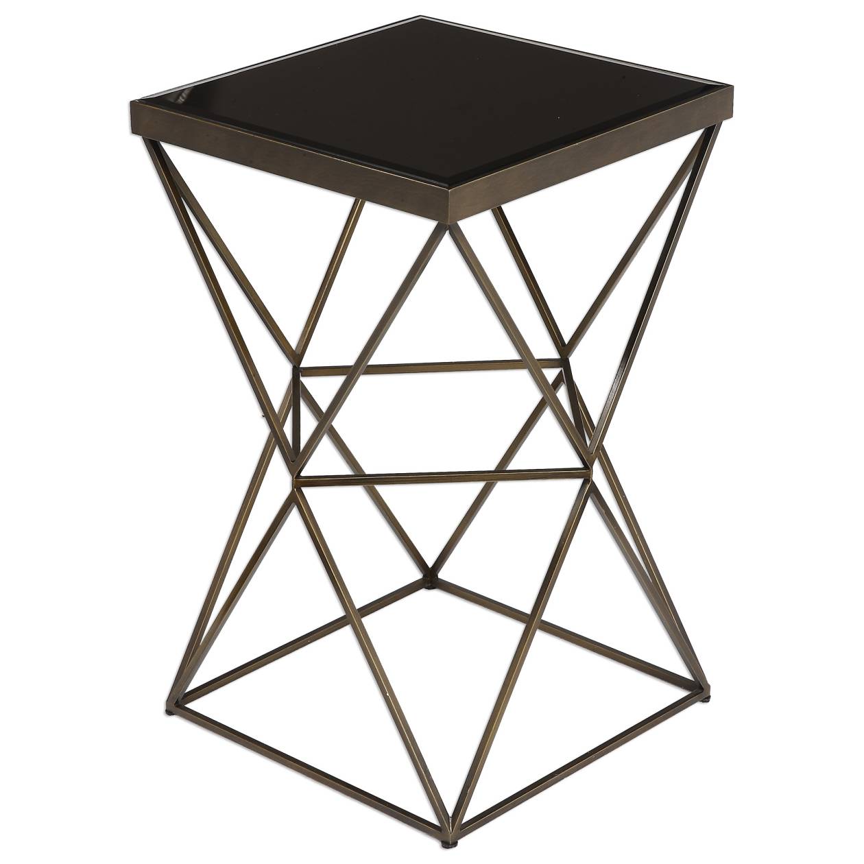 Uttermost Uberto Caged Frame Accent Table | Modishstore | Accent Tables-2