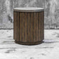 Uttermost Maxfield Wooden Drum Side Table | Side Tables | Modishstore - 4