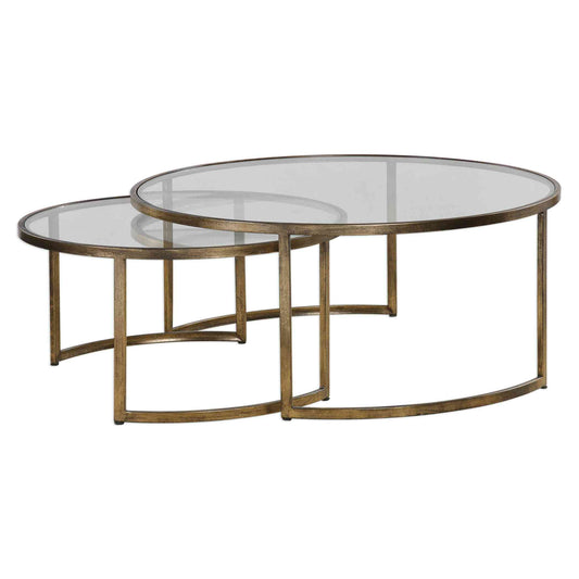 Uttermost Rhea Nested Coffee Tables Set Of 2 | Coffee Tables | Modishstore