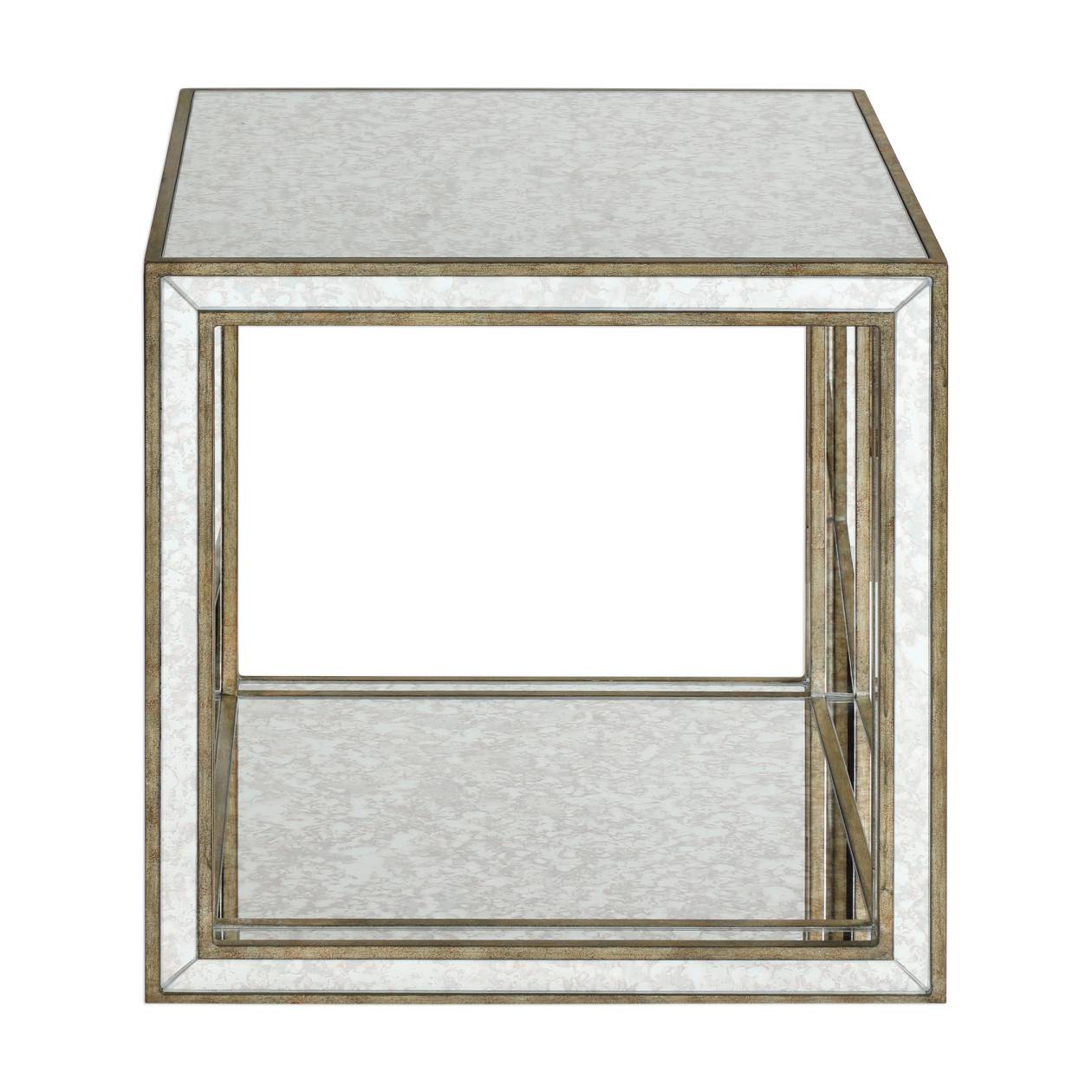 Uttermost Julie Mirrored Accent Table | Modishstore | Accent Tables-4