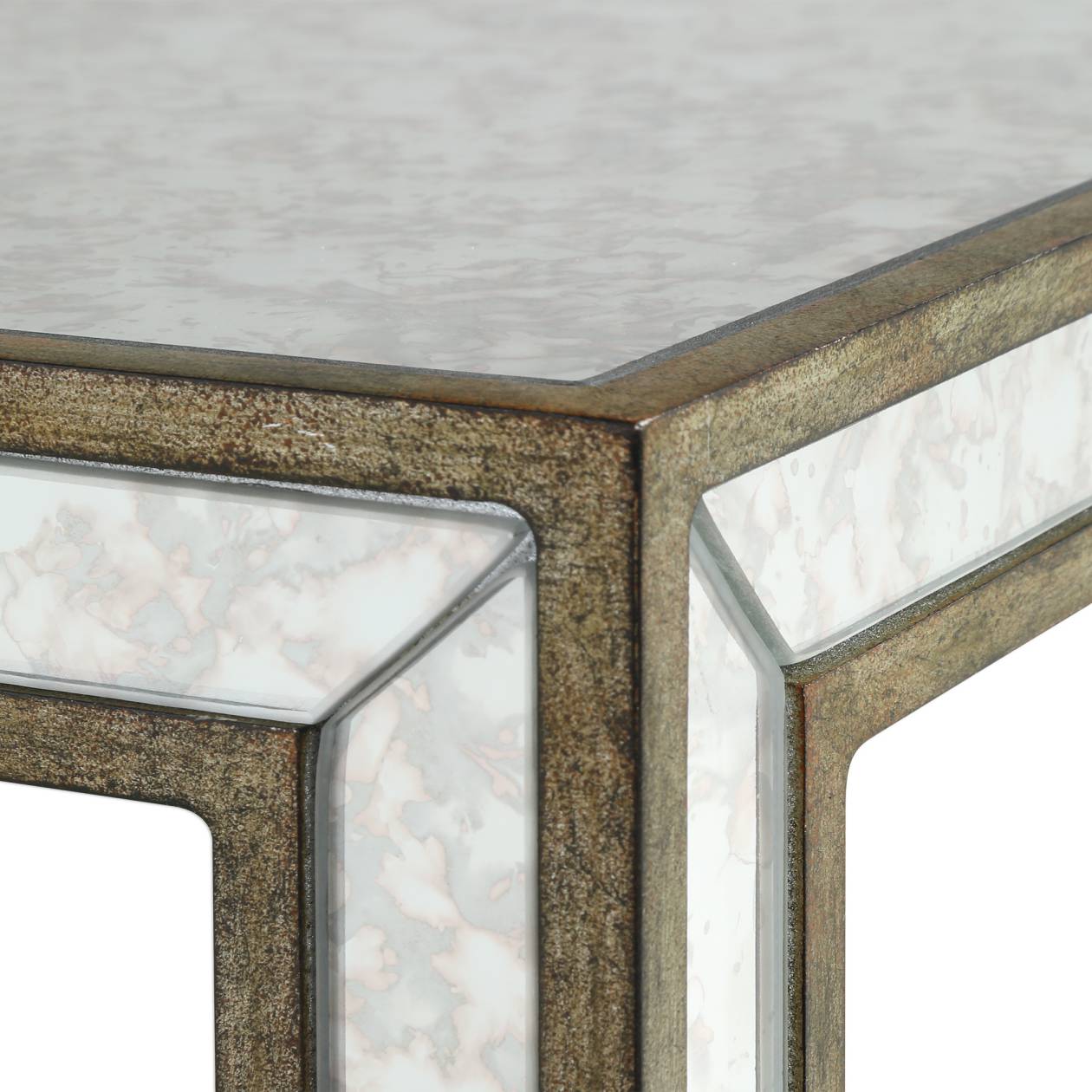 Uttermost Julie Mirrored Accent Table | Modishstore | Accent Tables-2