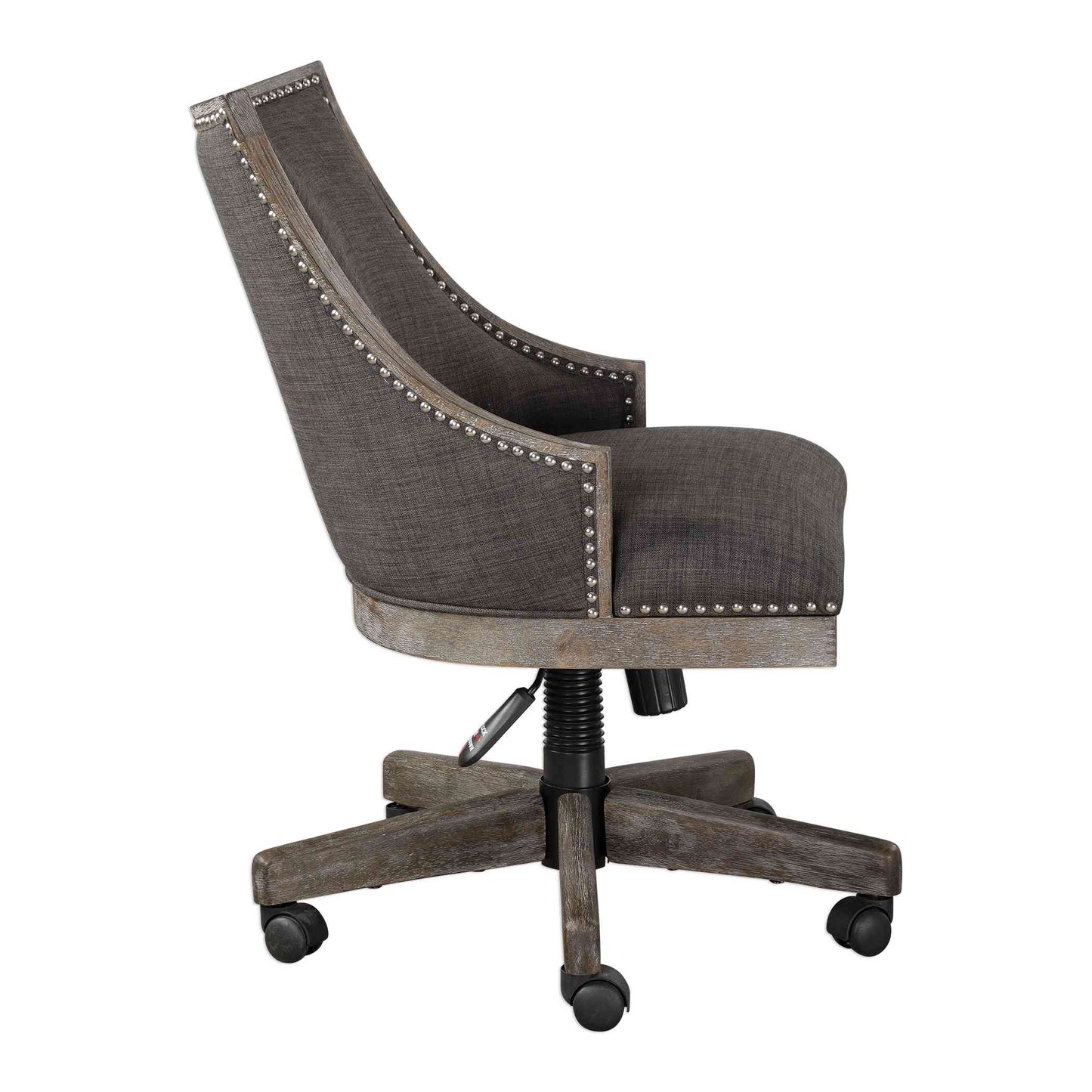 Uttermost Aidrian Charcoal Desk Chair | Office Chairs | Modishstore - 3