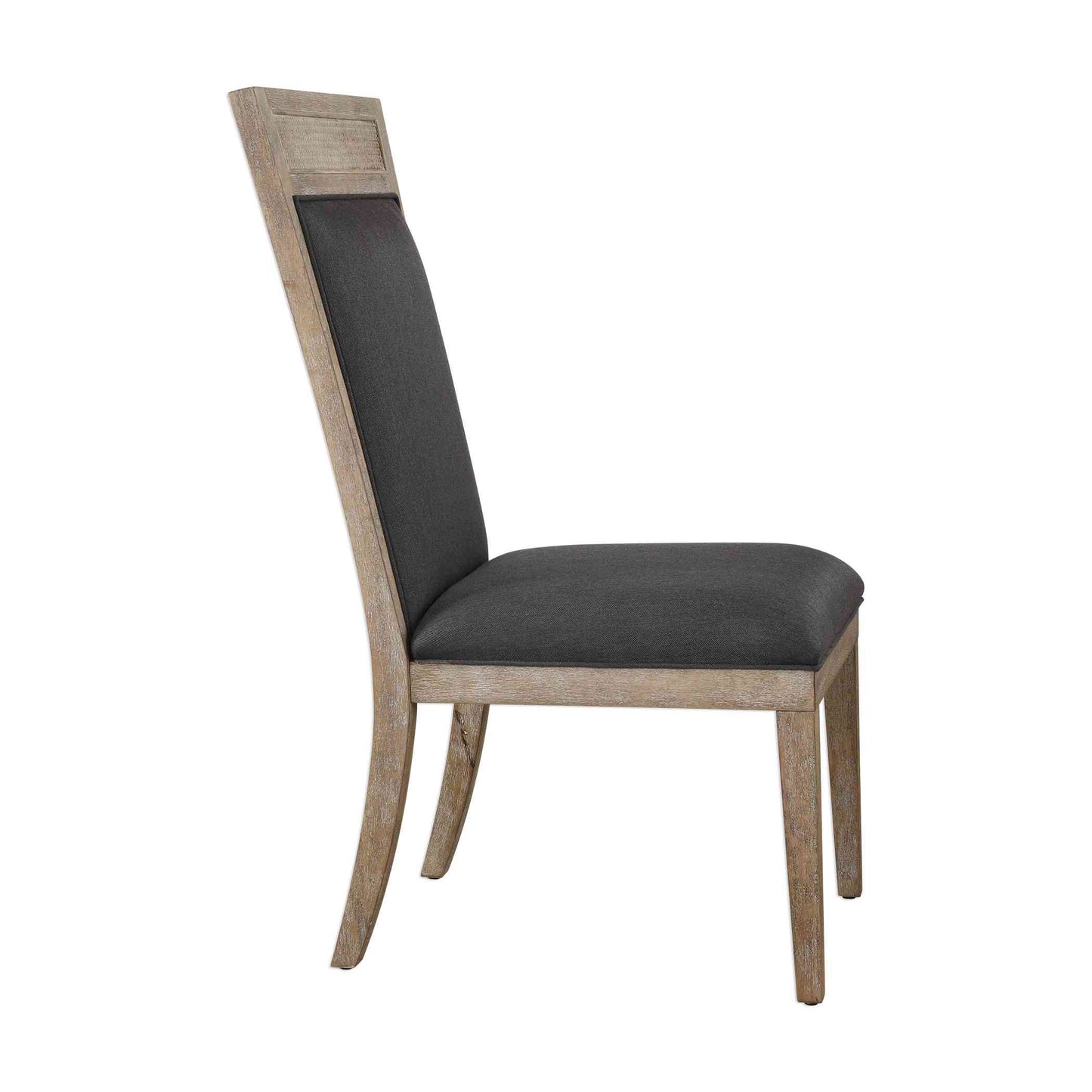 Uttermost Encore Dark Gray Armless Chair | Accent Chairs | Modishstore - 3