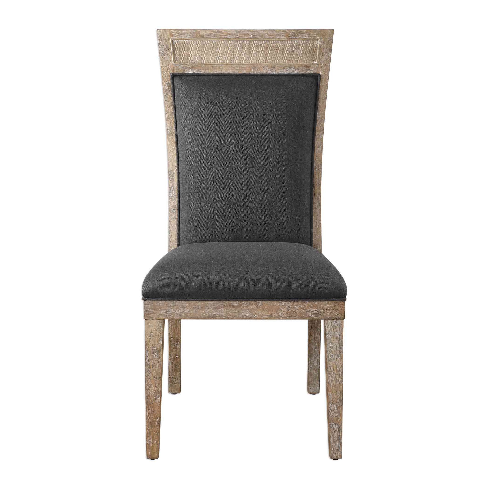 Uttermost Encore Dark Gray Armless Chair | Accent Chairs | Modishstore - 2