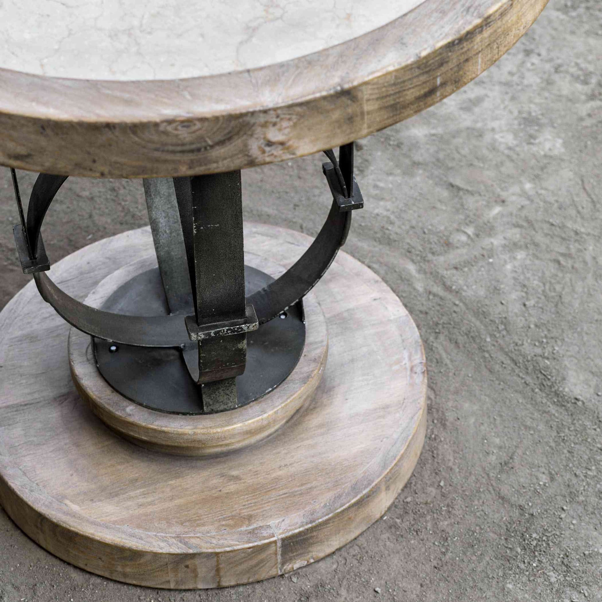 Uttermost Sydney Light Oak Side Table | Side Tables | Modishstore - 4