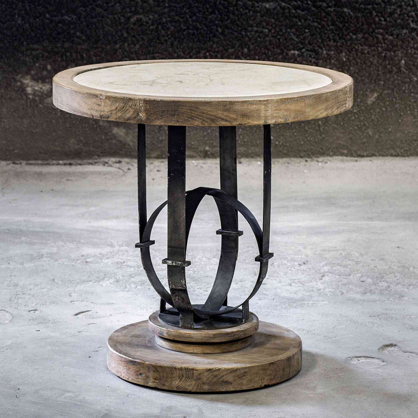 Uttermost Sydney Light Oak Side Table | Side Tables | Modishstore - 2
