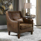 Uttermost Clay Leather Armchair | Armchairs | Modishstore - 3