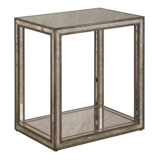 Uttermost Julie Mirrored End Table | End Tables | Modishstore