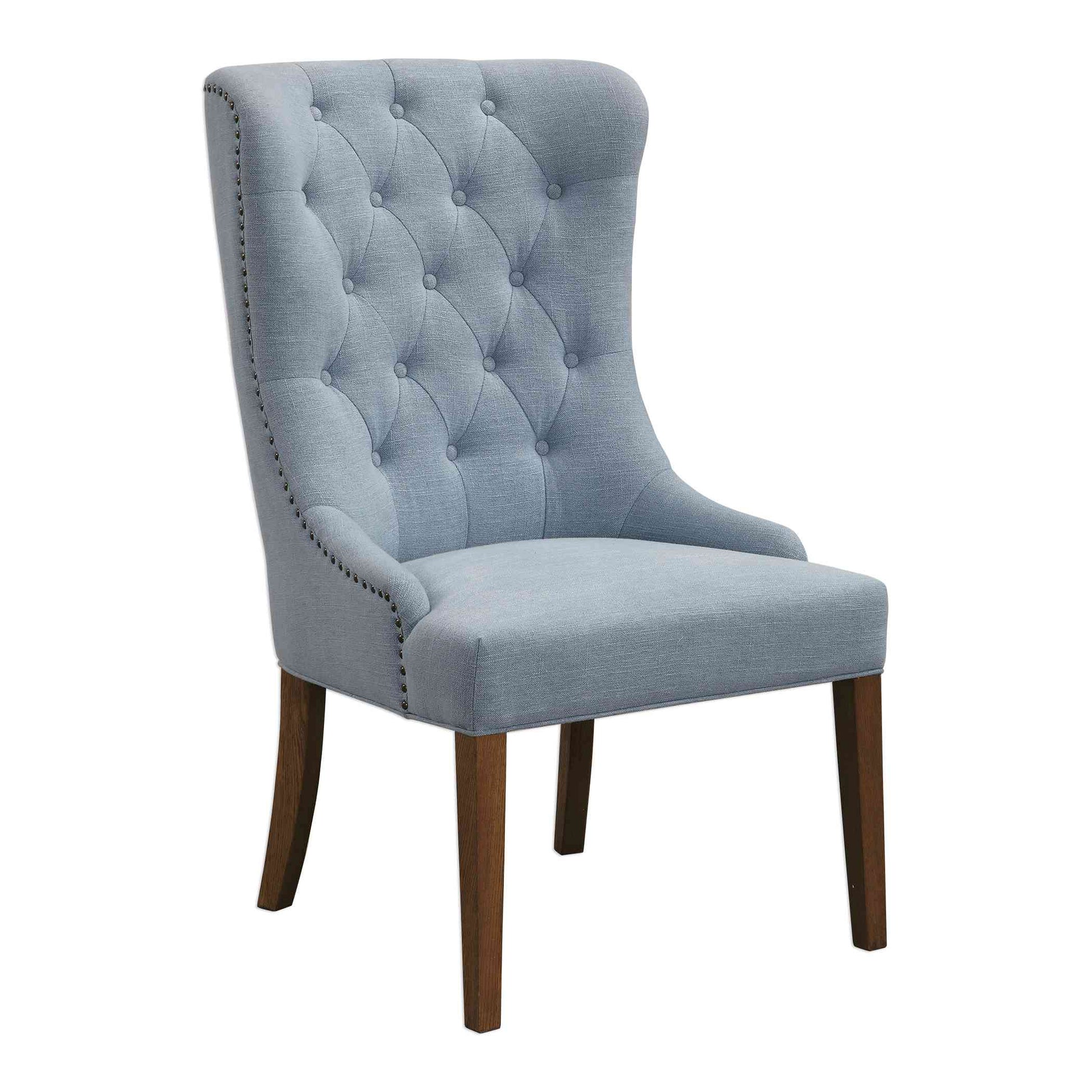 Uttermost Rioni Tufted Wing Chair | Accent Chairs | Modishstore - 2