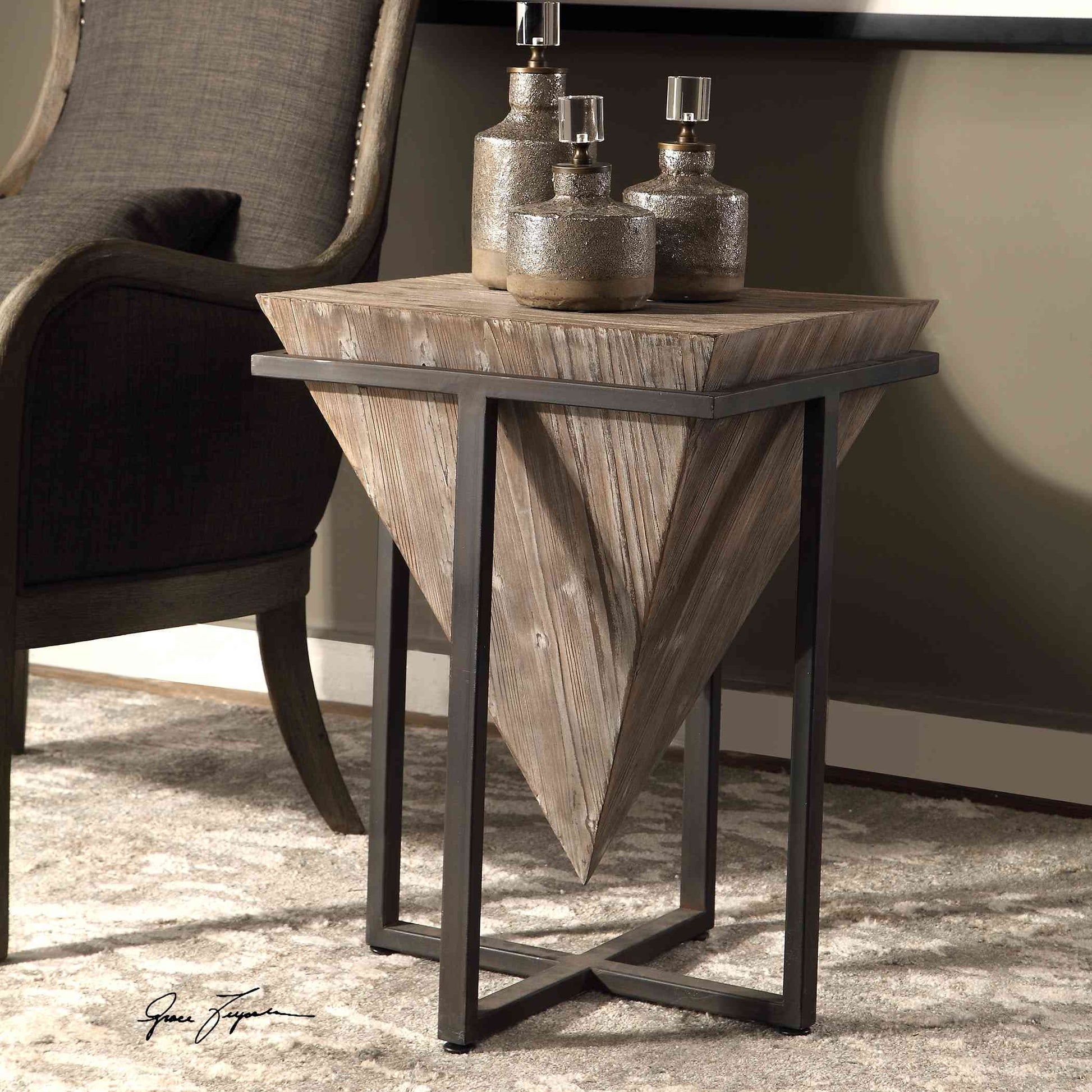 Uttermost Bertrand Wood Accent Table | Accent Tables | Modishstore - 6