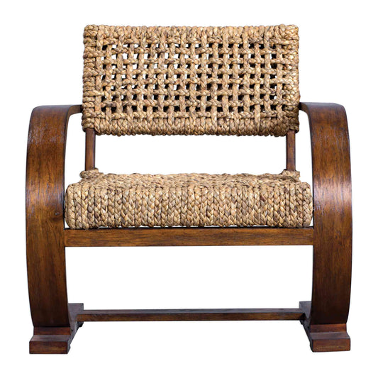 Uttermost Rehema Natural Woven Accent Chair | Accent Chairs | Modishstore