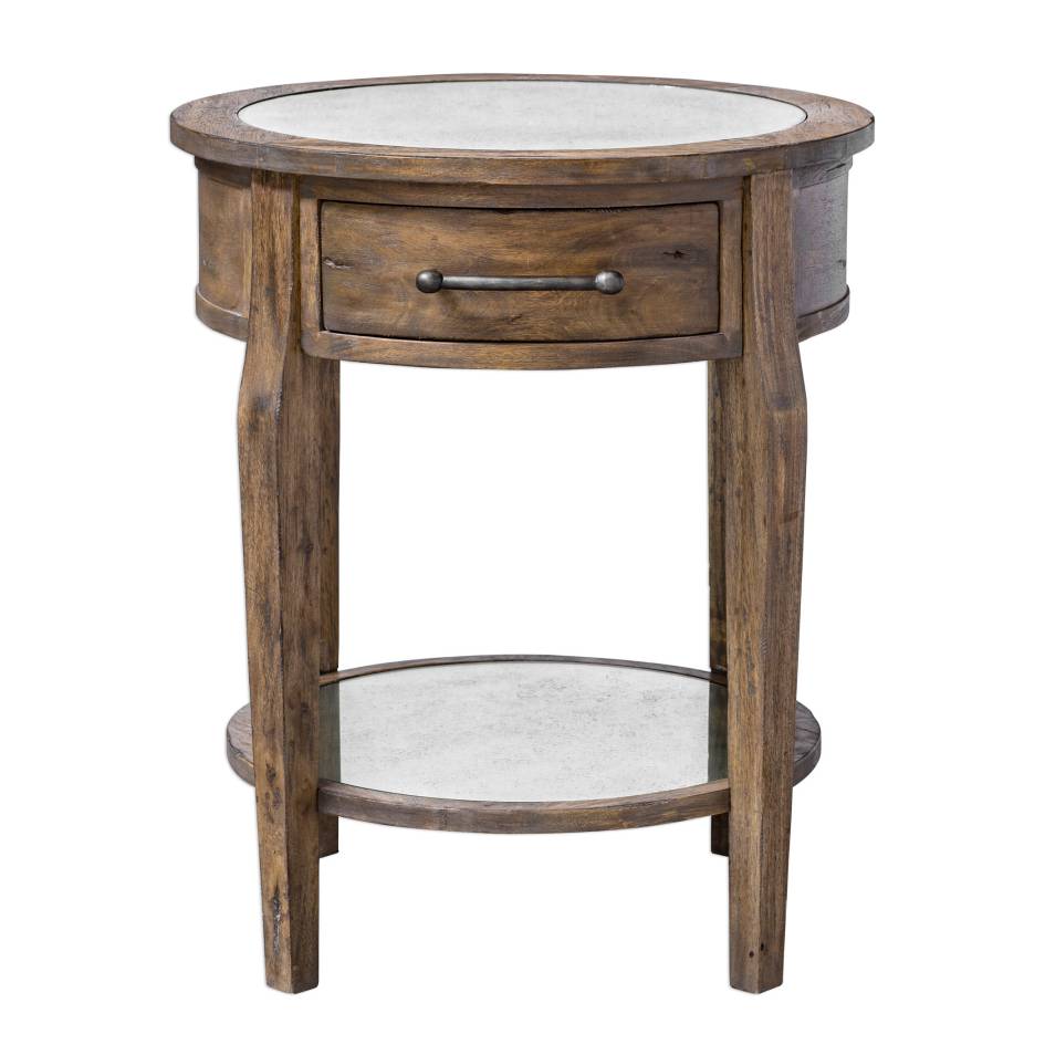 Uttermost Raelynn Wood Lamp Table | Modishstore | Side Tables-4