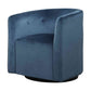 Uttermost Mallorie Blue Swivel Chair | Lounge Chairs | Modishstore - 3