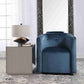 Uttermost Mallorie Blue Swivel Chair | Lounge Chairs | Modishstore - 4