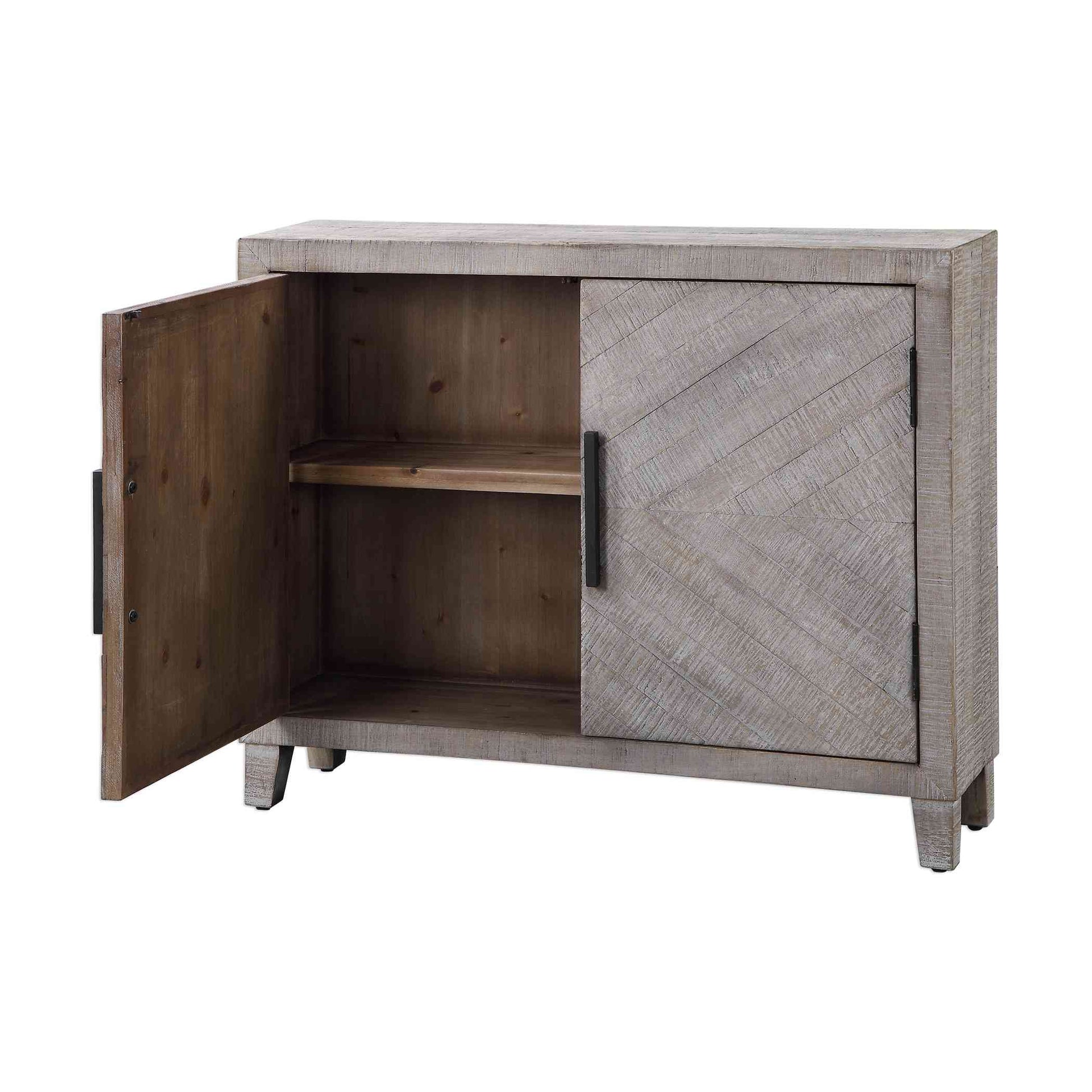 Uttermost Adalind White Washed Accent Cabinet | Cabinets | Modishstore - 6