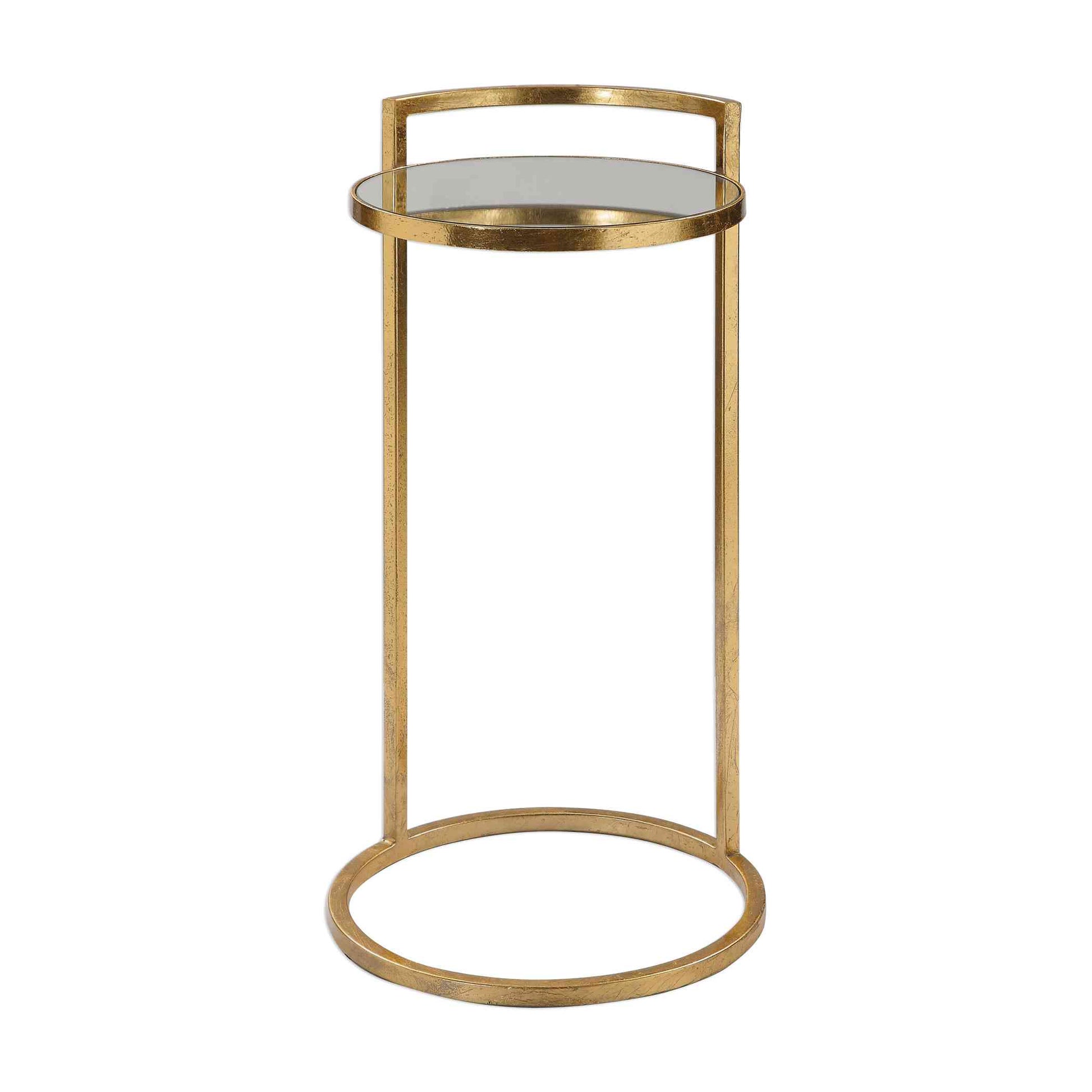 Uttermost Cailin Gold Accent Table | Accent Tables | Modishstore