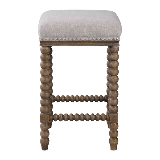 Uttermost Pryce Wooden Counter Stool | Counter Stools | Modishstore