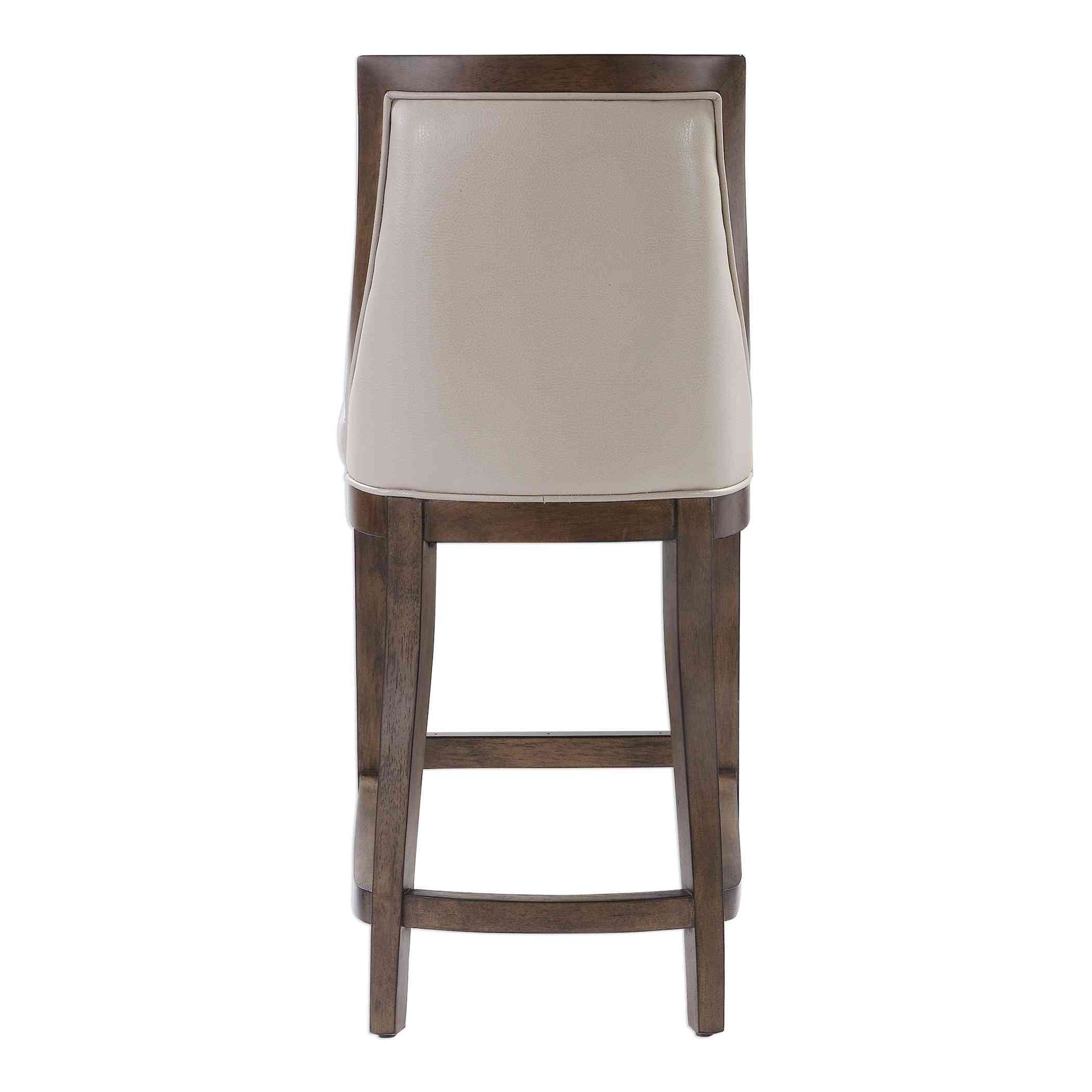 Uttermost Purcell Leather Counter Stool | Counter Stools | Modishstore - 5