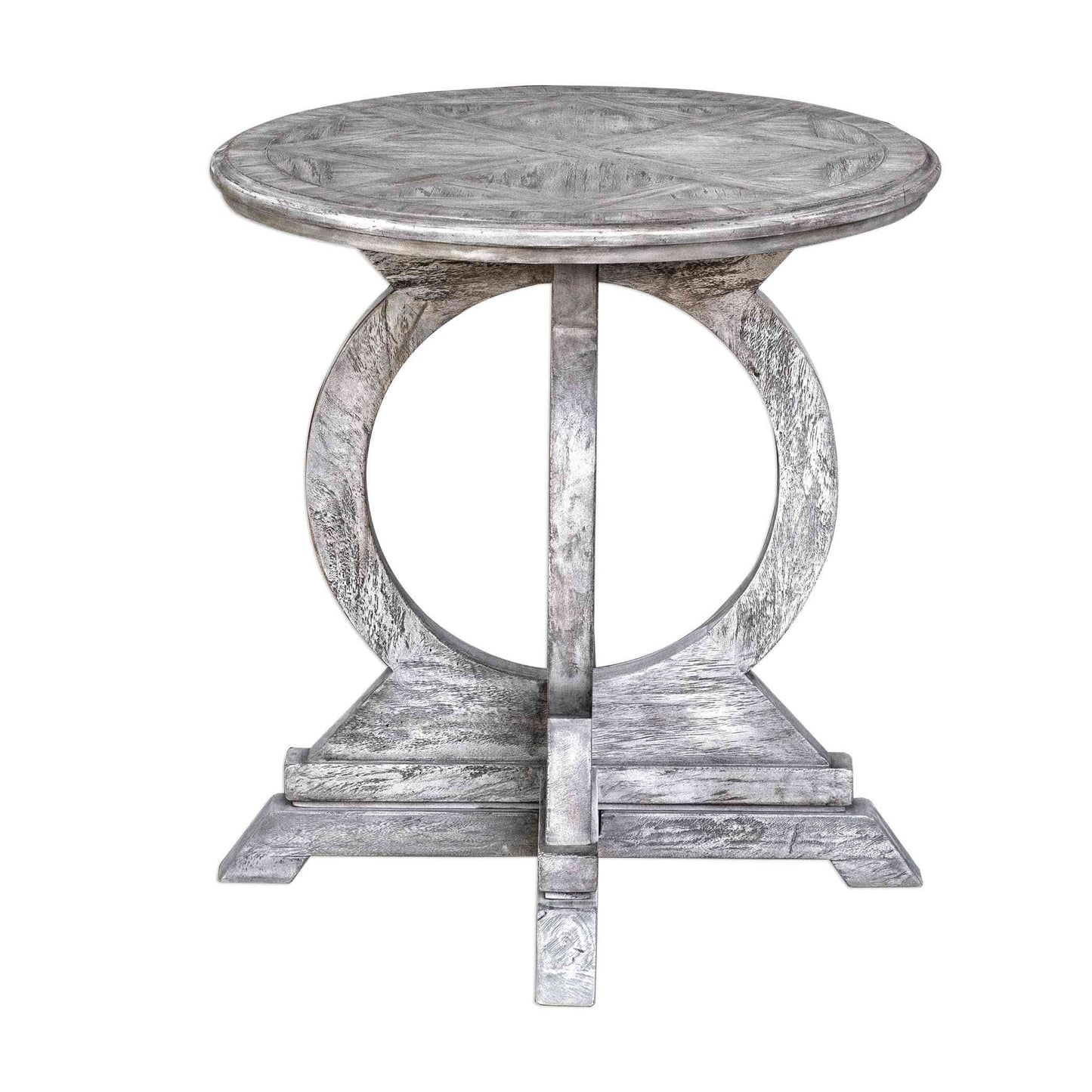 Uttermost Maiva White Side Table | Side Tables | Modishstore
