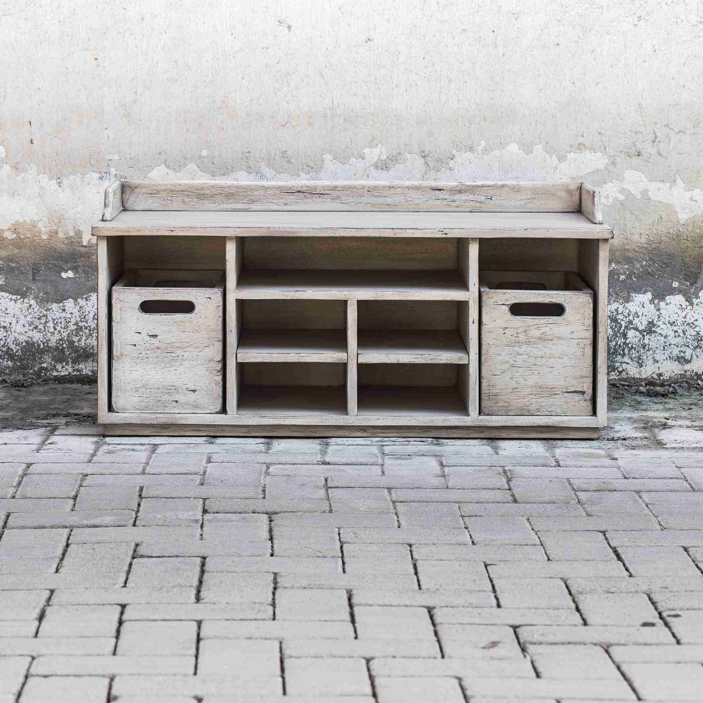 Uttermost Ardusin White Hobby Bench | Cabinets | Modishstore - 6