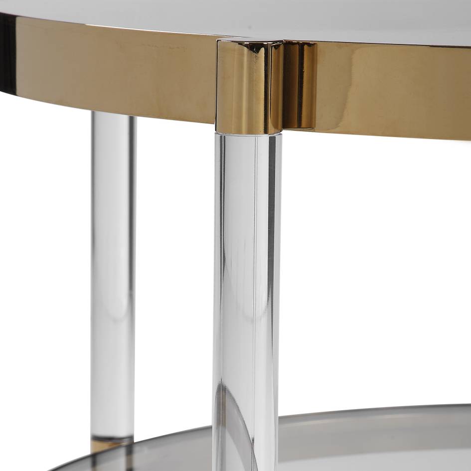 Uttermost Kellen Glass Coffee Table | Modishstore | Coffee Tables-2