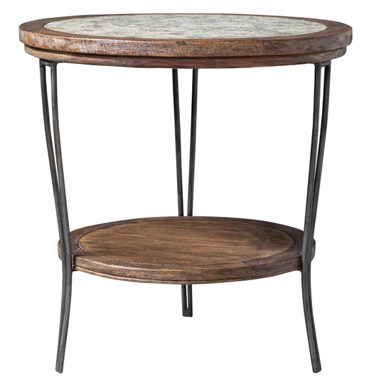 Uttermost Saskia Round Side Table | Side Tables | Modishstore