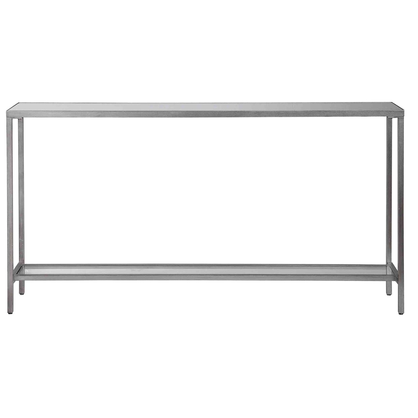 Uttermost Hayley Silver Console Table | Console Tables | Modishstore