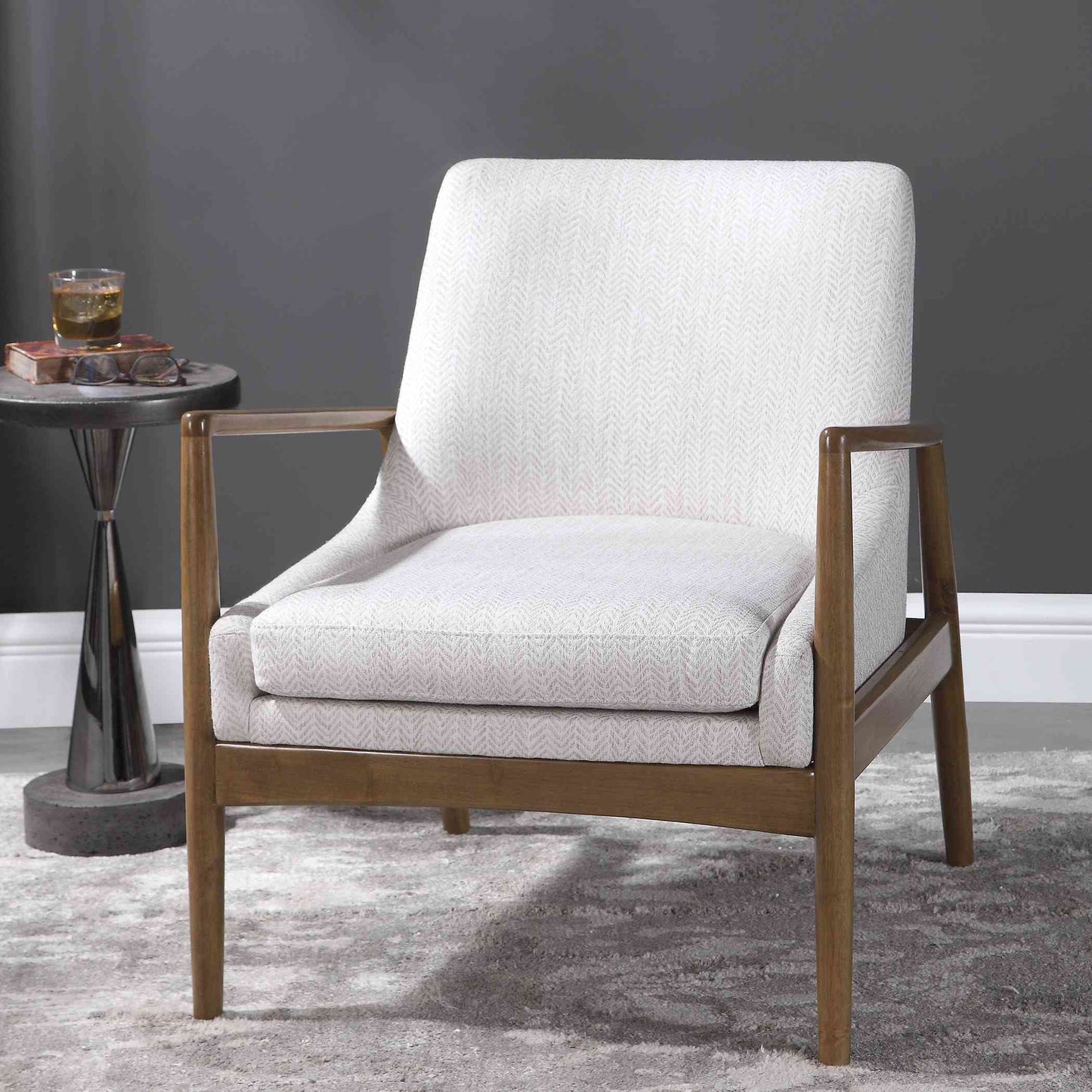 Uttermost Bev White Accent Chair | Accent Chairs | Modishstore - 6