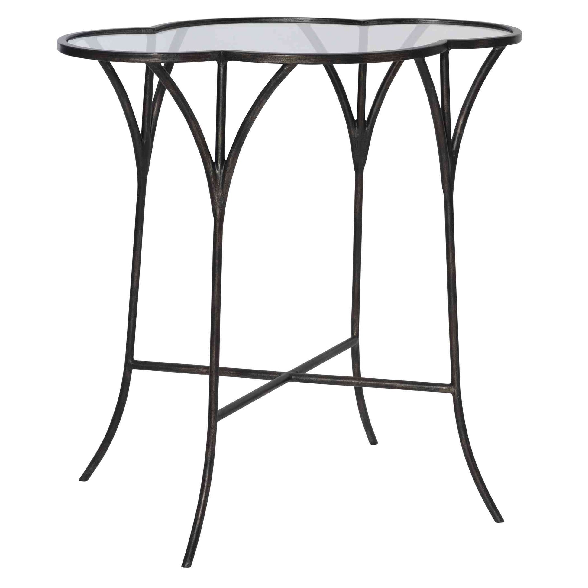 Uttermost Adhira Glass Accent Table | Accent Tables | Modishstore - 4