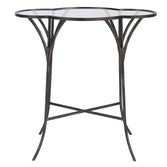 Uttermost Adhira Glass Accent Table | Accent Tables | Modishstore