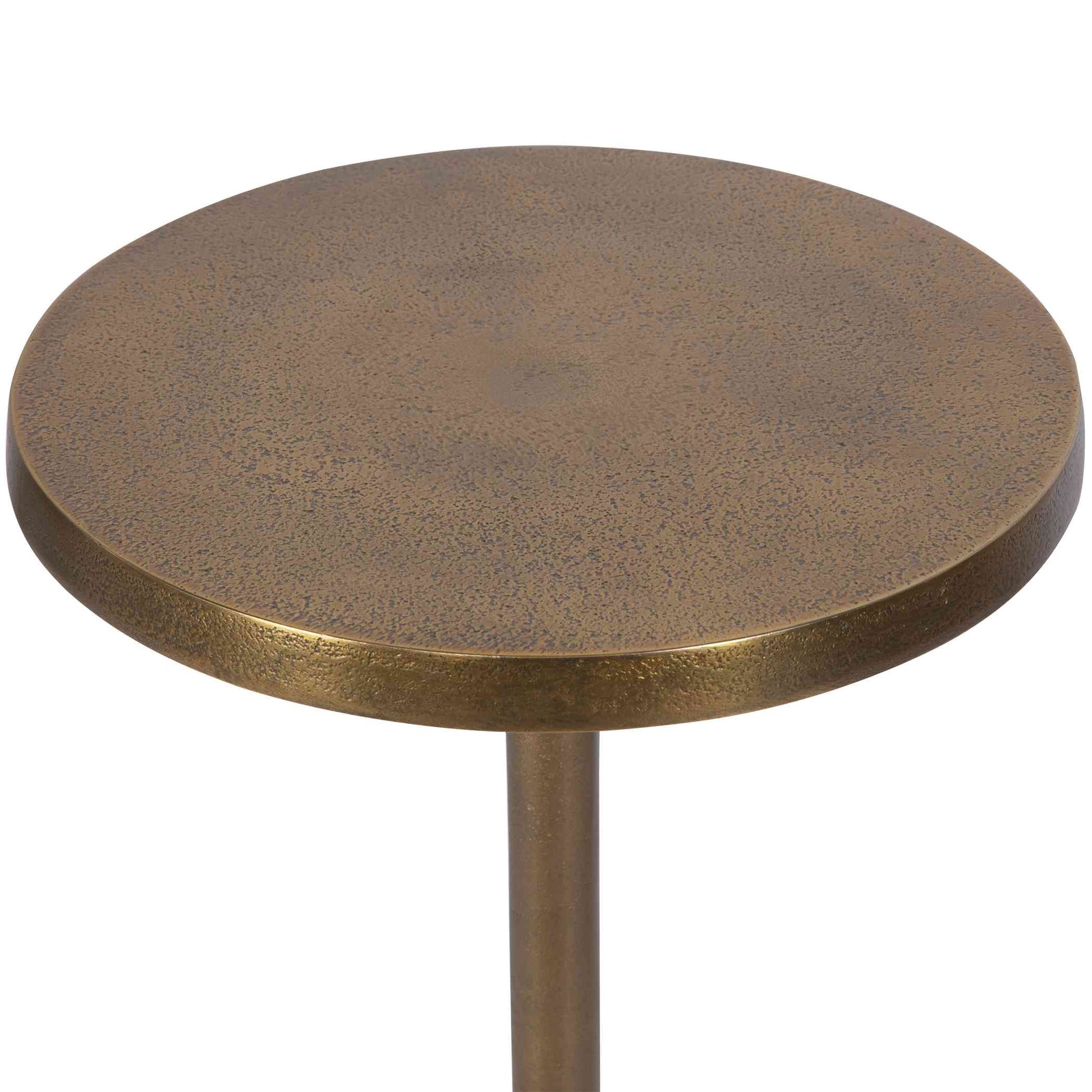 Uttermost Sanaga Drink Table Gold | Accent Tables | Modishstore - 2