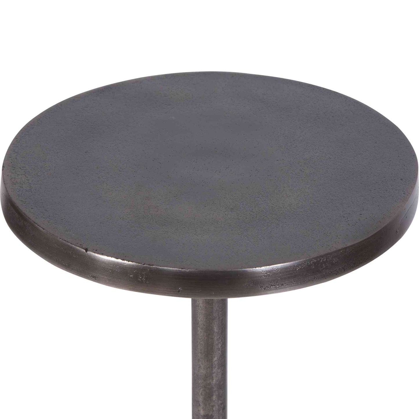 Uttermost Sanaga Drink Table- Antique Nickel | Accent Tables | Modishstore - 3