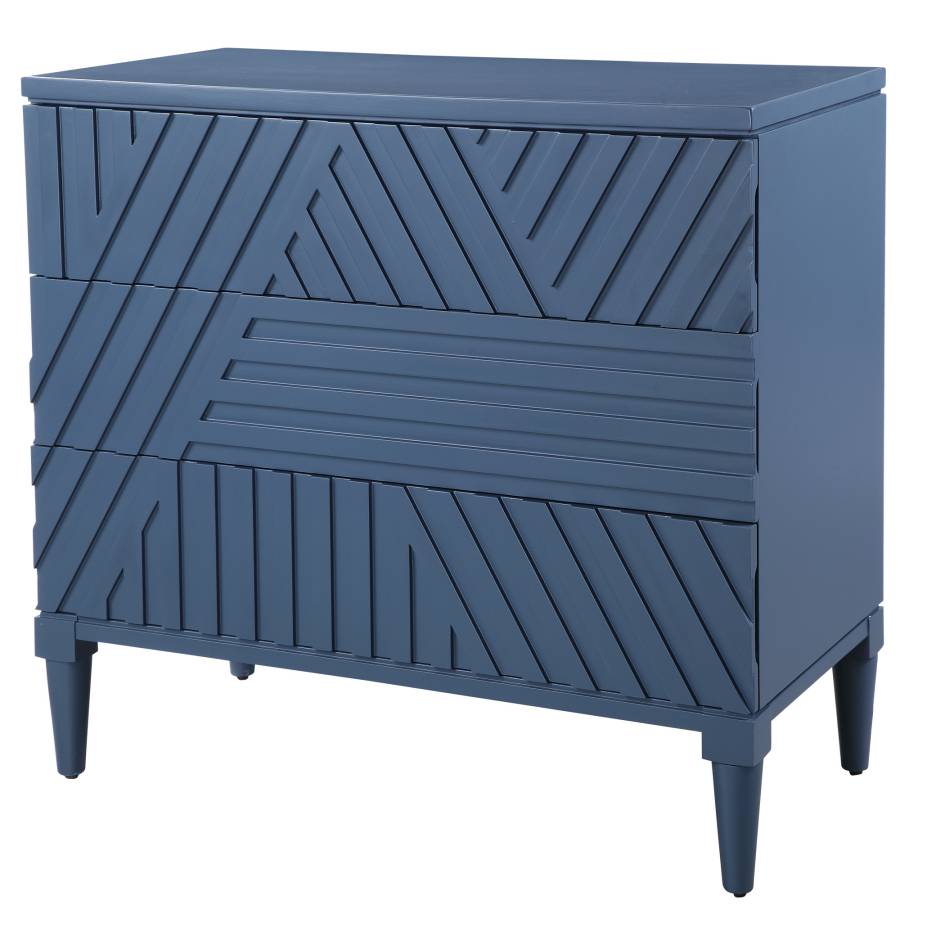 Uttermost Colby Blue Drawer Chest | Modishstore | Drawers-2