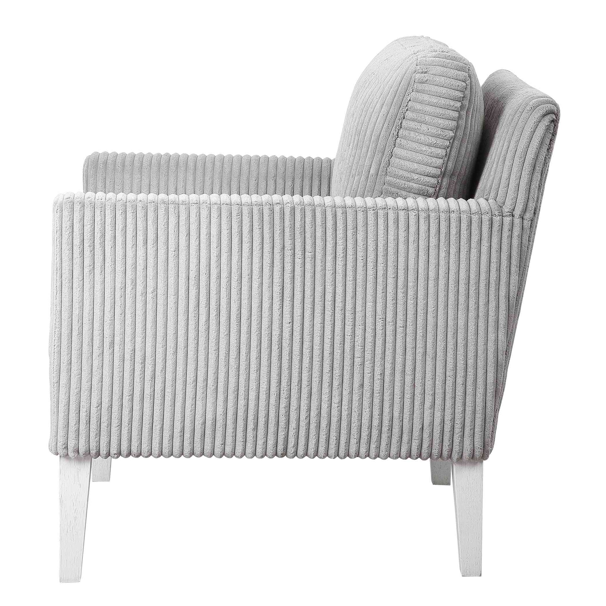 Uttermost Cavalla Gray Accent Chair | Accent Chairs | Modishstore - 5