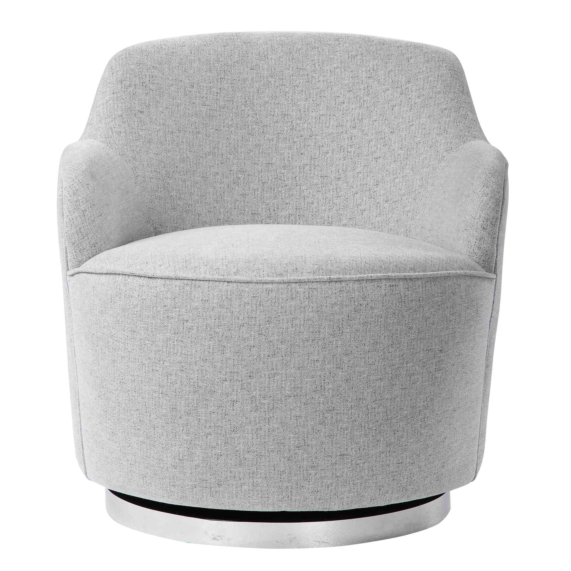 Uttermost Hobart Casual Swivel Chair | Lounge Chairs | Modishstore