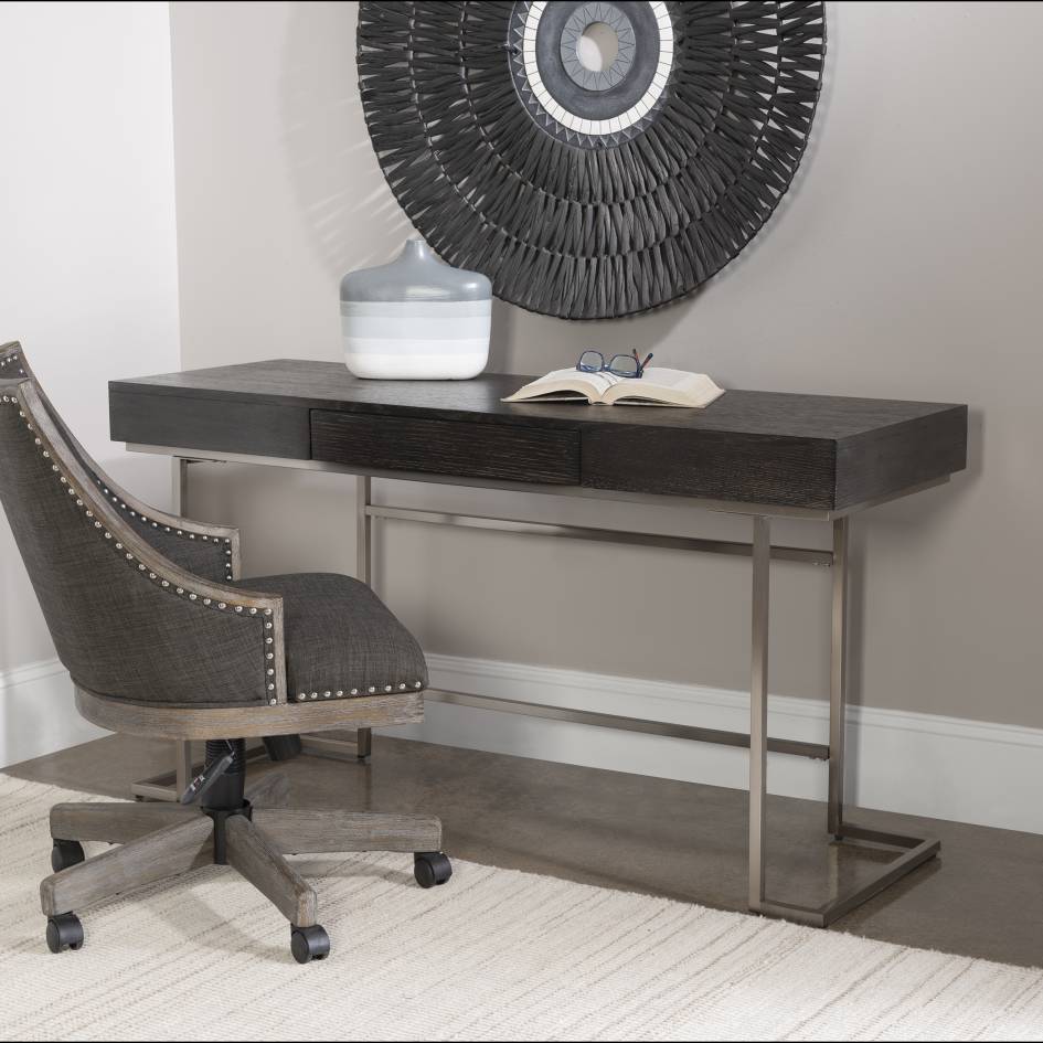 Uttermost Claude Modern Oak Desk | Modishstore | Desks-5