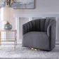 Uttermost Cuthbert Modern Swivel Chair | Lounge Chairs | Modishstore - 2