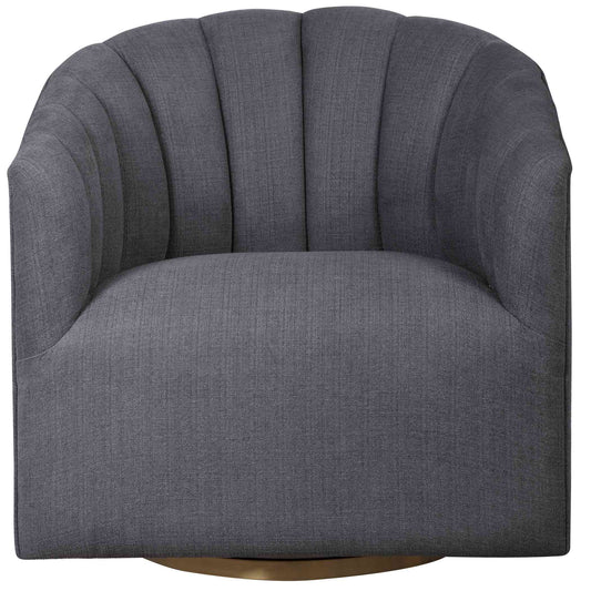 Uttermost Cuthbert Modern Swivel Chair | Lounge Chairs | Modishstore