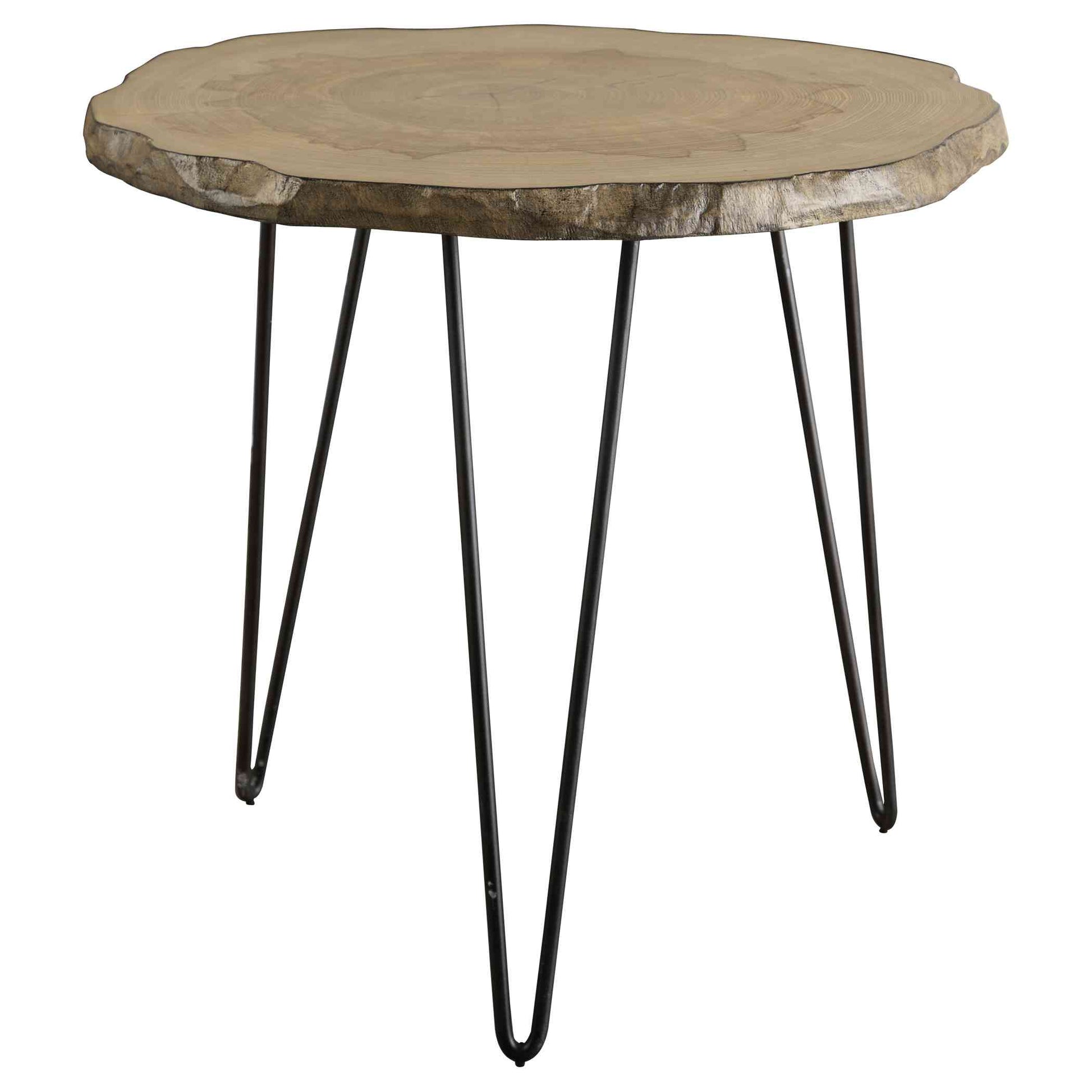 Uttermost Runay Wood Slab Side Table | Side Tables | Modishstore - 4