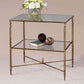 Uttermost Henzler Mirrored Glass Lamp Table | Side Tables | Modishstore - 2
