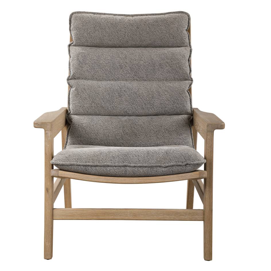 Uttermost Isola Oak Accent Chair | Modishstore | Accent Chairs-4