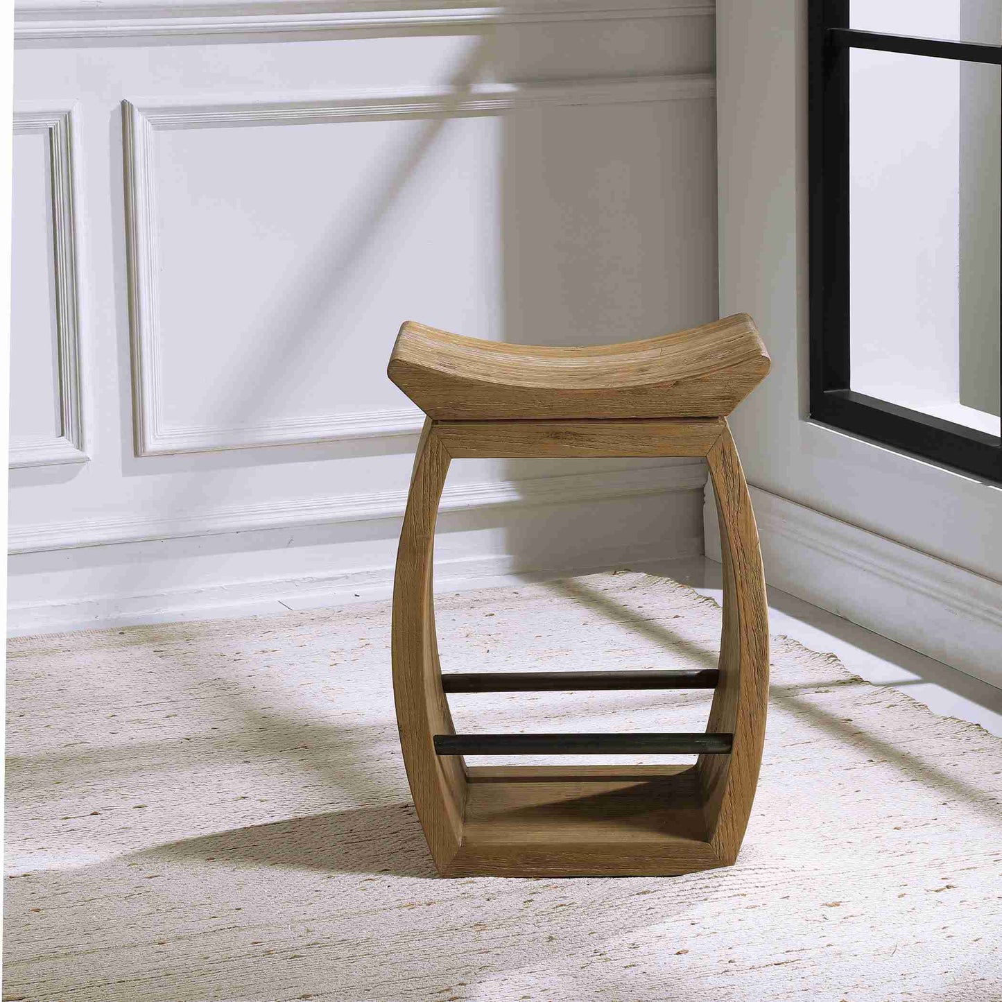 Uttermost Connor Modern Wood Counter Stool | Counter Stools | Modishstore - 6