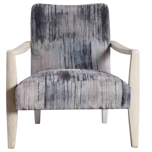 Uttermost Watercolor Gray Chenille Accent Chair | Accent Chairs | Modishstore