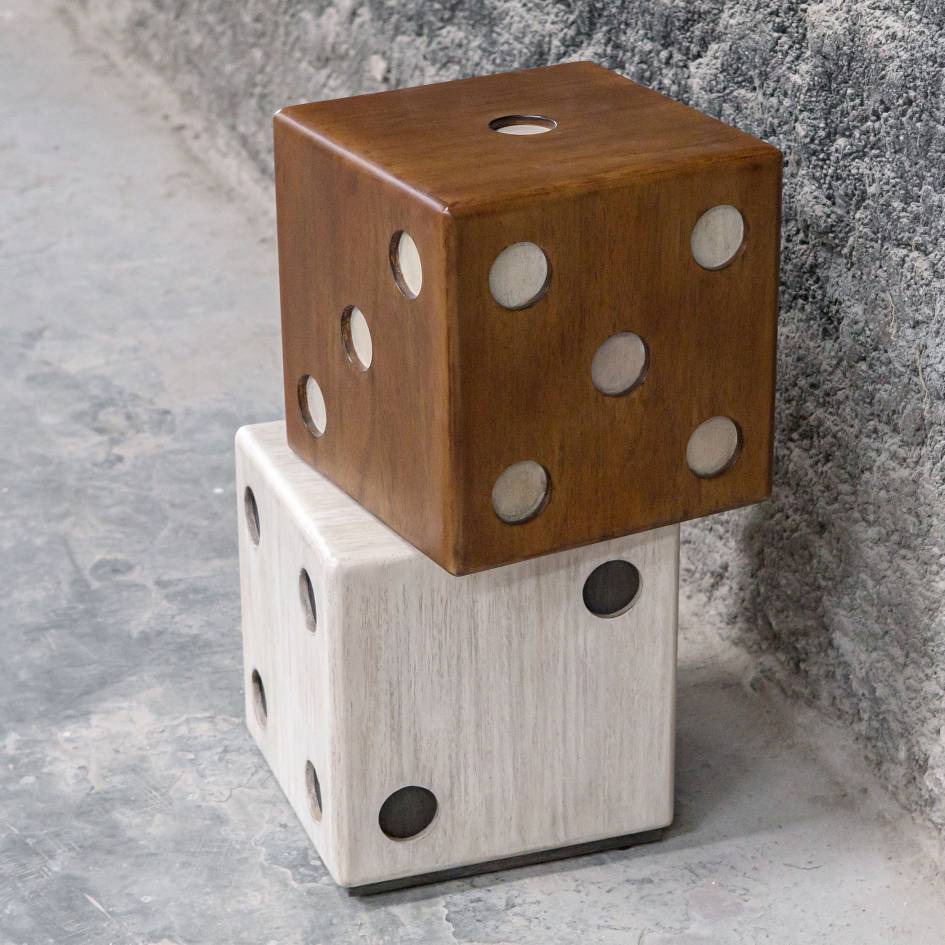 Uttermost Roll The Dice Accent Table | Modishstore | Accent Tables-4