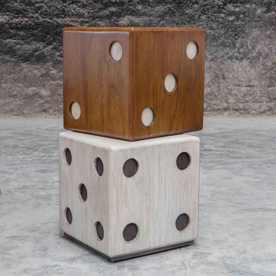 Uttermost Roll The Dice Accent Table | Modishstore | Accent Tables-5