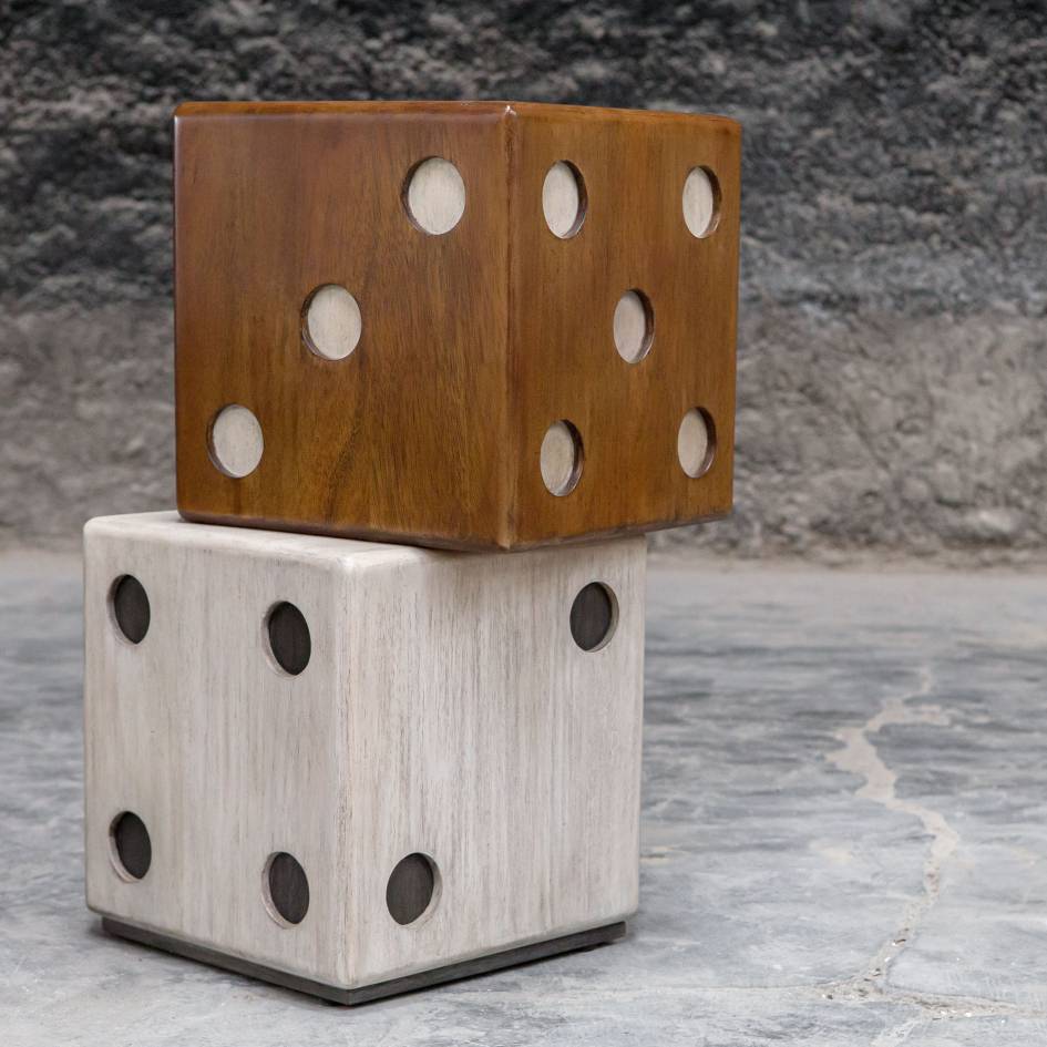 Uttermost Roll The Dice Accent Table | Modishstore | Accent Tables-2