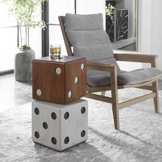 Uttermost Roll The Dice Accent Table | Modishstore | Accent Tables